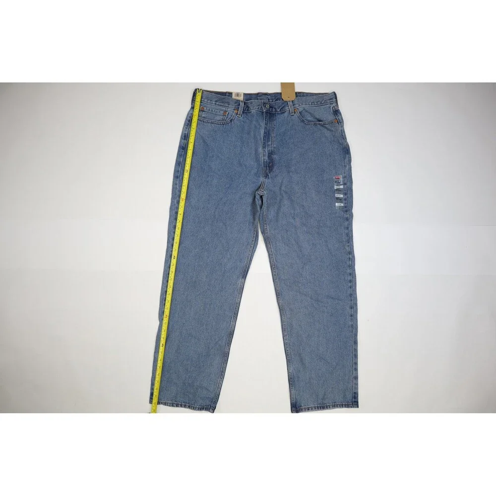 Levis 550 Jeans Mens 42x32 Blue Relaxed Fit Tapered Leg Denim New 100% Cotton - Picture 11 of 14
